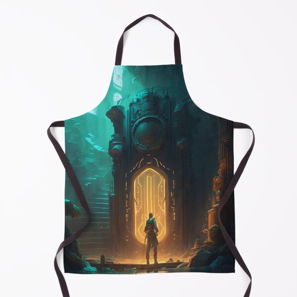 Item preview, The Futuristic Explorers: A Digital Painting of a City Fueled by Technology and Curiosity designed and sold by oanaunciuleanu.