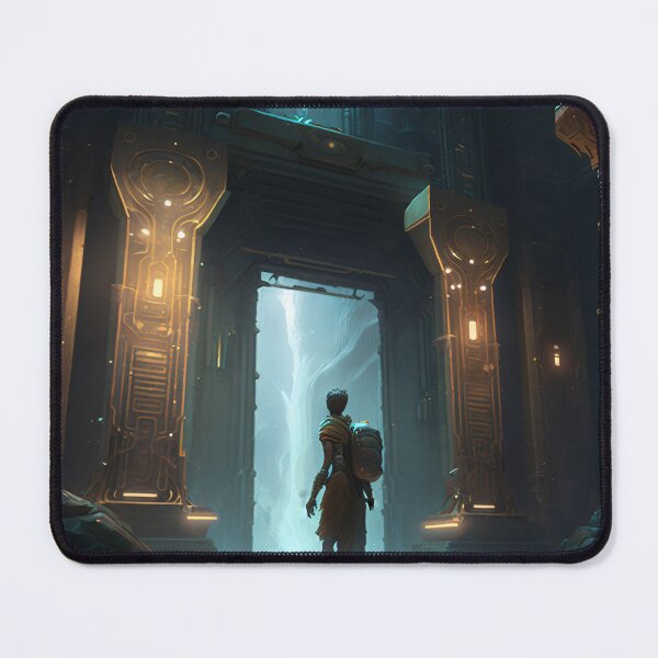 Item preview, The Futuristic Explorers: A Digital Painting of a City Fueled by Technology and Curiosity designed and sold by oanaunciuleanu.