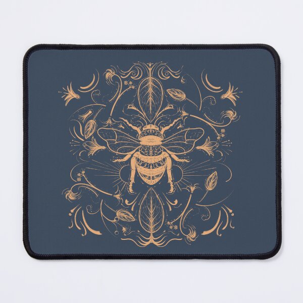 Item preview, Bumblebee illustration with navy blue background designed and sold by AYA ..