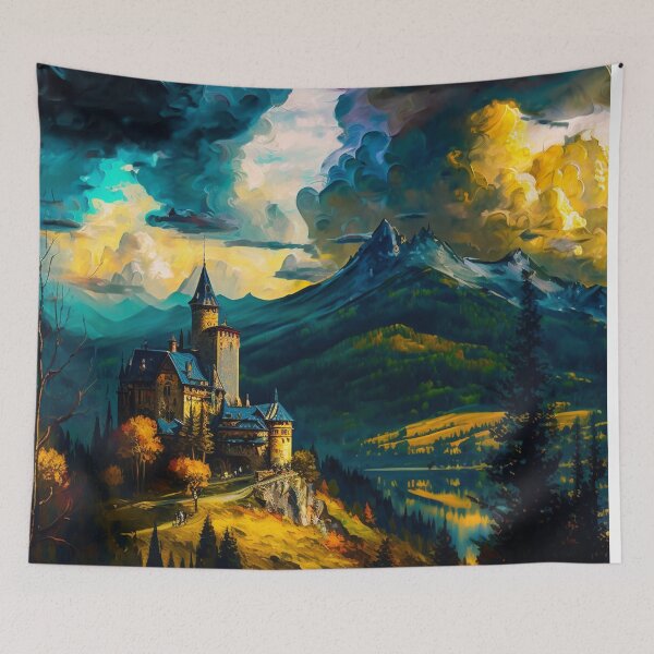 Item preview, Knight's Castle by Anakwanar designed and sold by AIKunst.