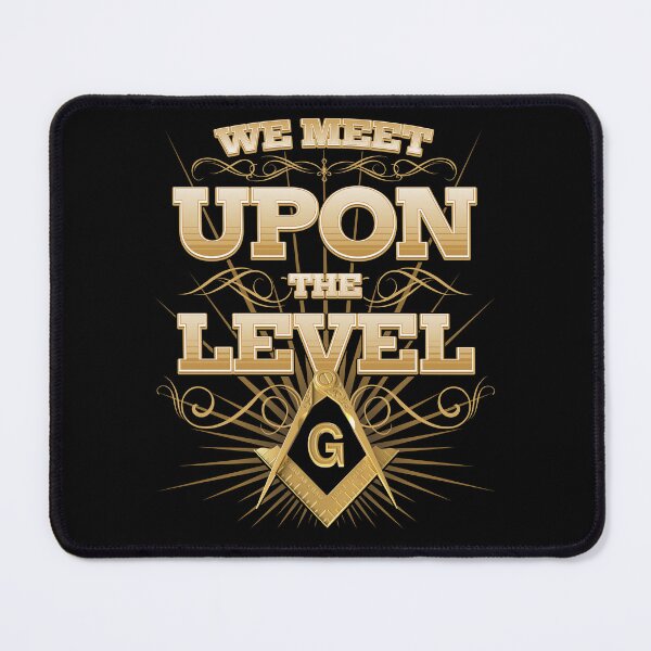 Item preview, Freemason Meet Upon The Level Square and Compass Masonic designed and sold by MasterMasonMade.