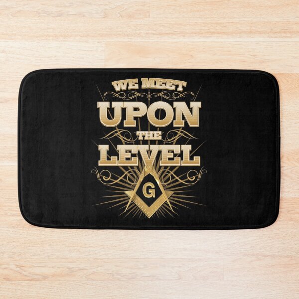 Item preview, Freemason Meet Upon The Level Square and Compass Masonic designed and sold by MasterMasonMade.