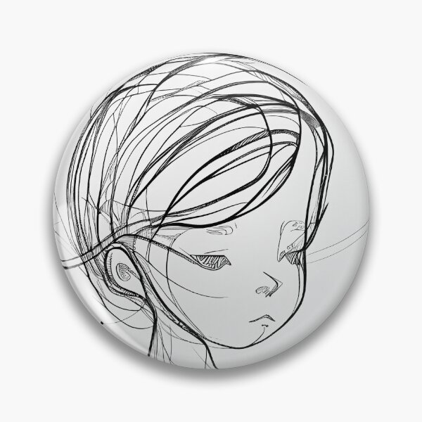 Artikelvorschau, Minimalist Line Art of a Kid for Tshirt and Sticker entworfen und verkauft von DafGole.