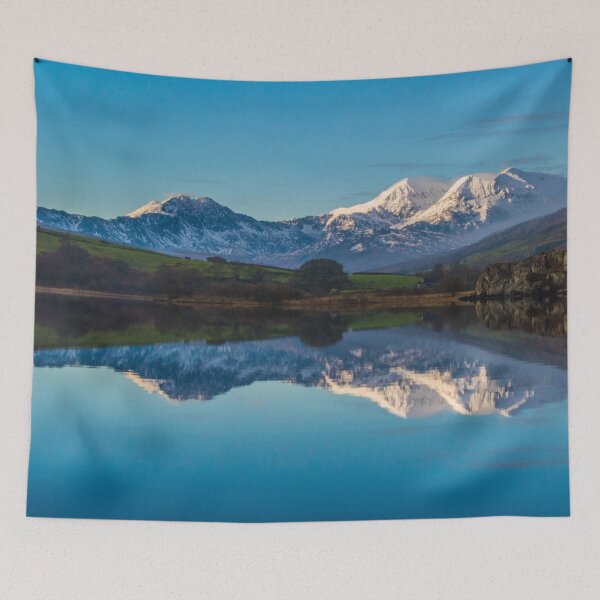 Item preview, Yr Wyddfa o Llynnau Mymbyr | Snowdon from Mymbyr designed and sold by LluniauDafyddEm.
