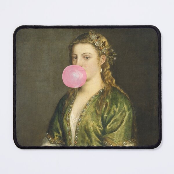 Item preview, Portrait of a lady (with gum) designed and sold by CastlesClassics.