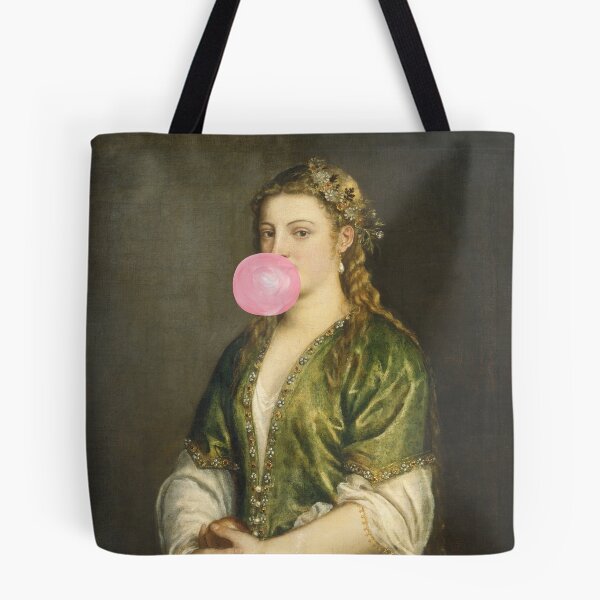 Item preview, Portrait of a lady (with gum) designed and sold by CastlesClassics.