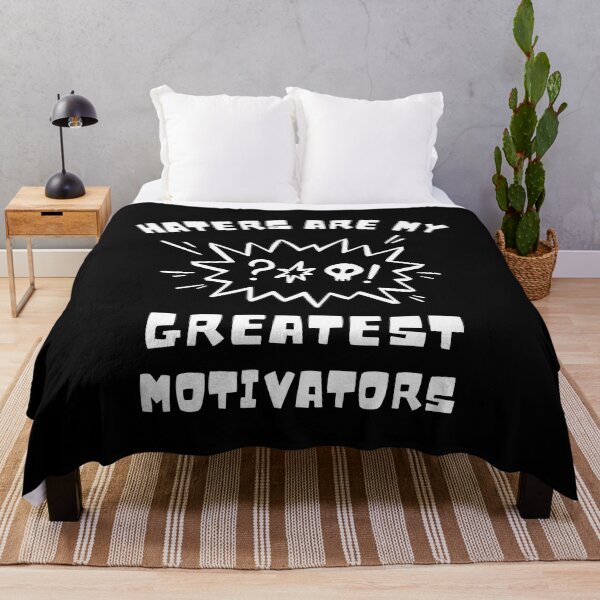 Item preview, Haters Are My Greatest Motivators Cartoon Design designed and sold by SimpliText.