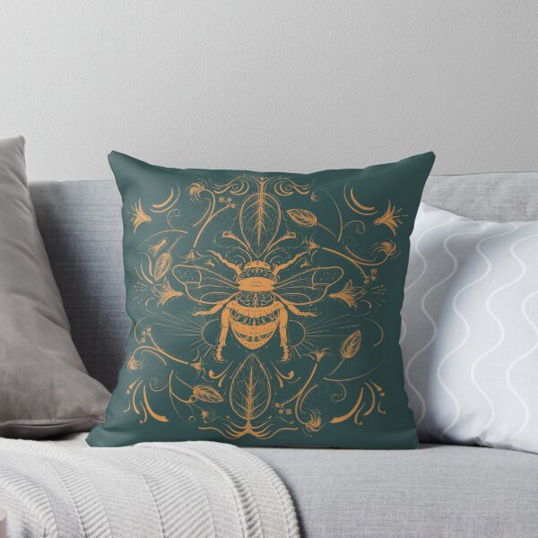 Item preview, Bumblebee illustration with green background  designed and sold by AYA ..
