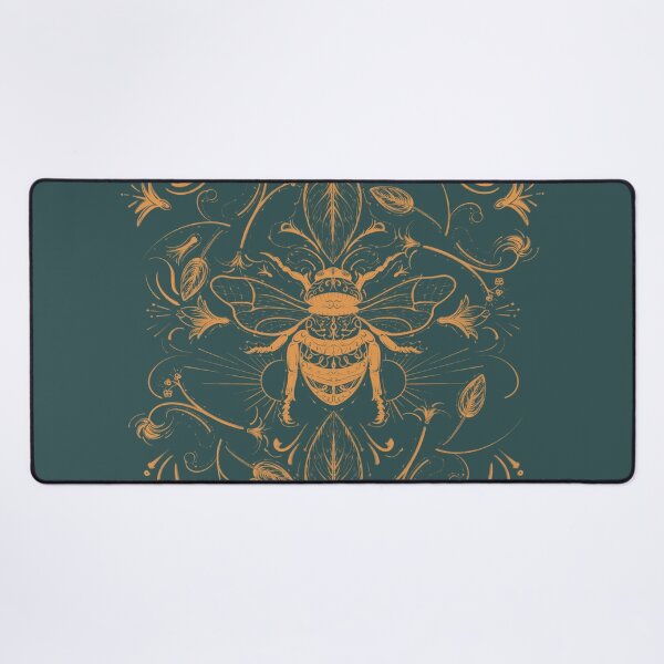 Item preview, Bumblebee illustration with green background designed and sold by AYA ..