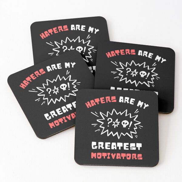 Item preview, Haters Are My Greatest Motivators Cartoon Design designed and sold by SimpliText.