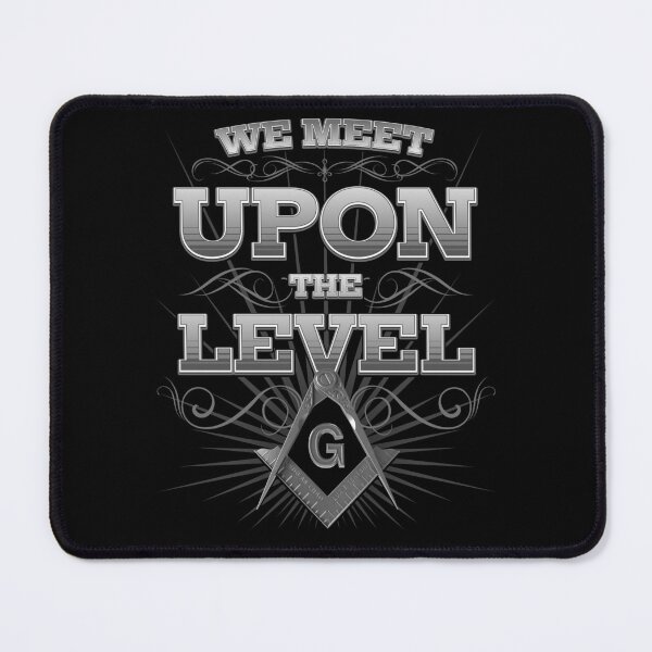 Item preview, Freemason Meet Upon The Level Square and Compass Masonic designed and sold by MasterMasonMade.