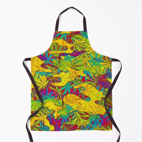 Item preview, Colorful Marijuana Leaf Smoke Print AC designed and sold by WildArtDesigns.