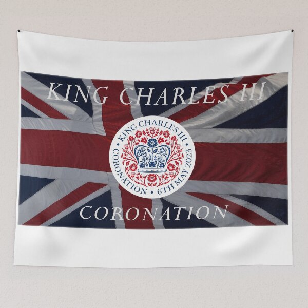 Item preview, Coronation of King Charles III Logo and Union Flag designed and sold by Duncan Day.