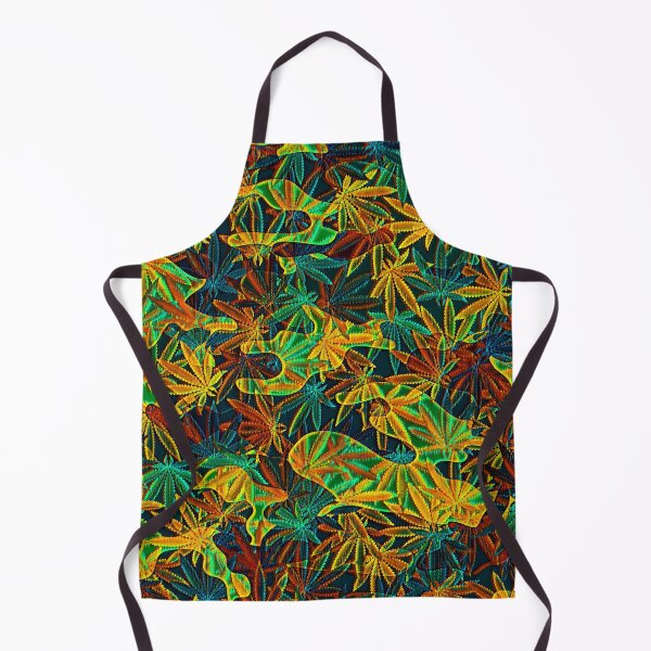 Item preview, Colorful Marijuana Leaf Smoke Print AD designed and sold by WildArtDesigns.