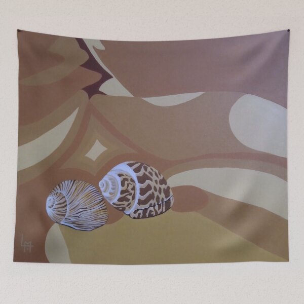 Item preview, Metallic Shells on Abstract designed and sold by artsbylourdes.
