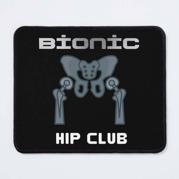 Item preview, Whimsical Wonders: A Collection of Playful Designs, Great fun with this Bionic hip club design. designed and sold by murielsfaith.