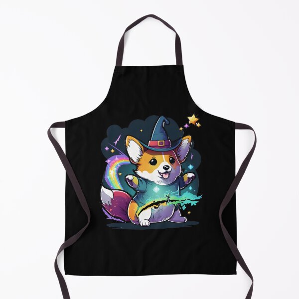 Item preview, Corgi Dog Wizard Witch Kawaii designed and sold by Leonardo Palumbo.