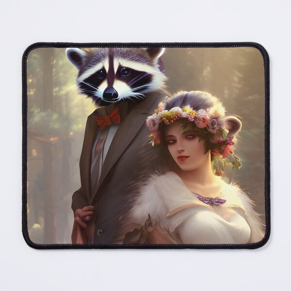 Item preview, The brides groom is a...Raccoon? designed and sold by AquaLemonade.