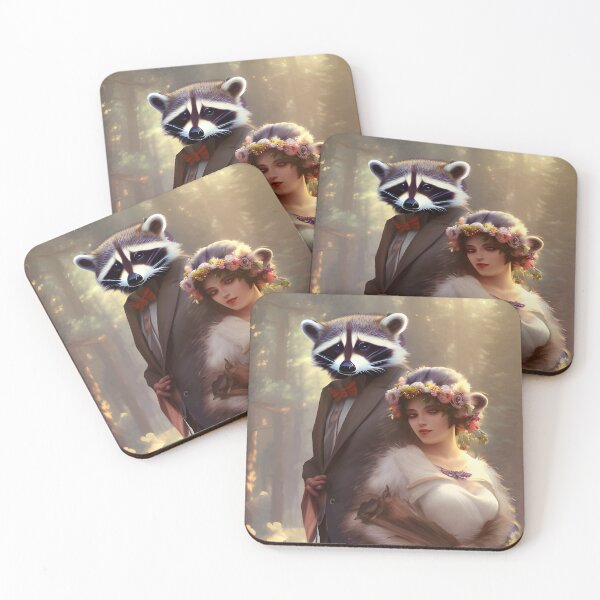 Item preview, The brides groom is a...Raccoon? designed and sold by AquaLemonade.