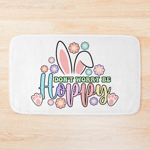 Item preview, Dont worry be hoppy Easter bunny Cute design Rainbow colors designed and sold by Ralu04.