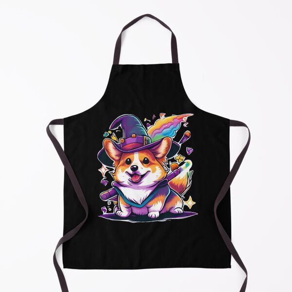 Item preview, Corgi Dog Wizard Witch Kawaii designed and sold by Leonardo Palumbo.