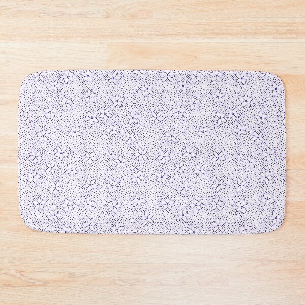 Item preview, Blue Japanese Flowers Pattern designed and sold by WonderLang.