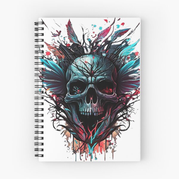 Item preview, spring mix skull designed and sold by bobbobroberts.