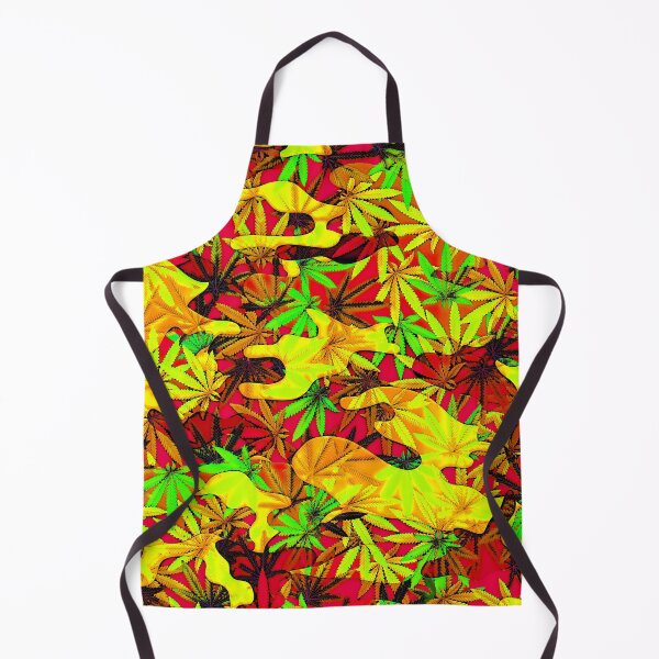 Item preview, Colorful Marijuana Leaf Smoke Print AF designed and sold by WildArtDesigns.