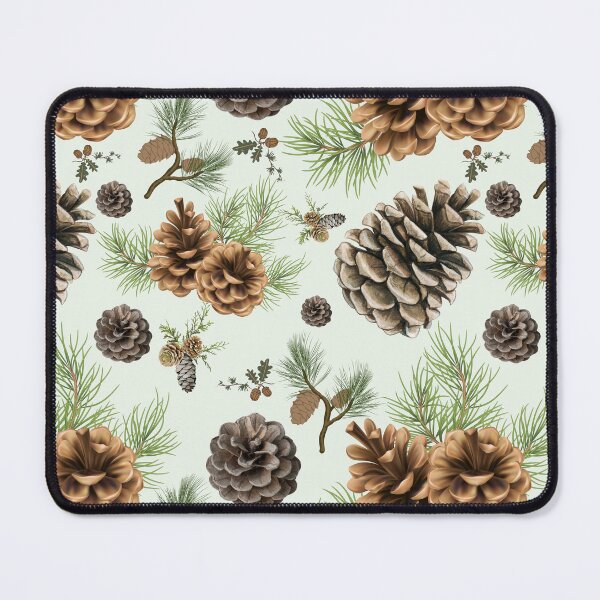 Item preview, Botanical Earthy Pinecone Pattern designed and sold by SiYDesigns.