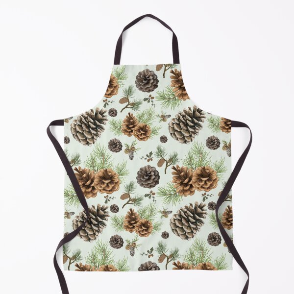 Item preview, Botanical Earthy Pinecone Pattern designed and sold by SiYDesigns.