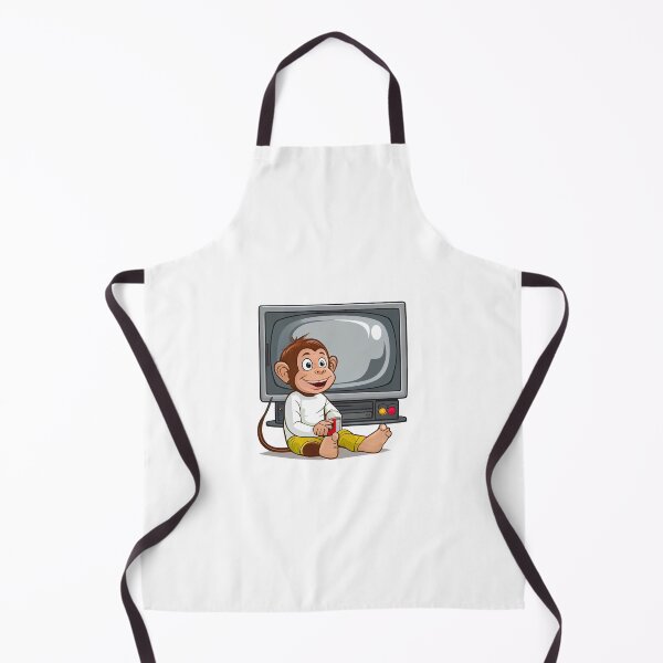 Item preview, a monkey is watching tv designed and sold by alnamla.