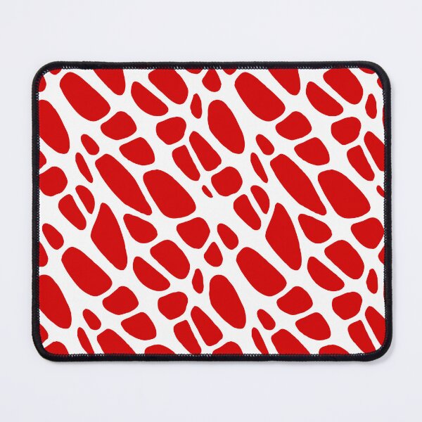 Item preview, Red and White Abstract Skin Texture Repeating Pattern designed and sold by TMBTM.