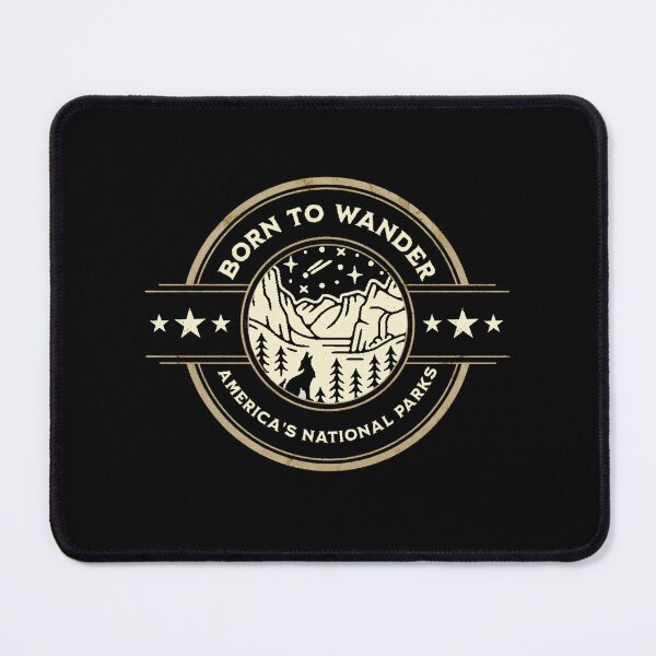 Item preview, Camping Quotes: Born to Wander Americas National Parks designed and sold by AMINE ★★★★★.