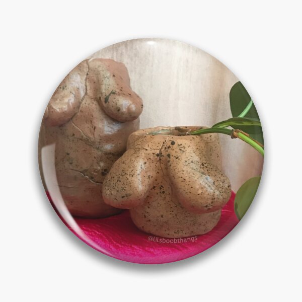 Item preview, Boob Pot, Pothos Plant, Rose Gold Pink, Photographic Art | lilsboobthangs designed and sold by lilsboobthangs.