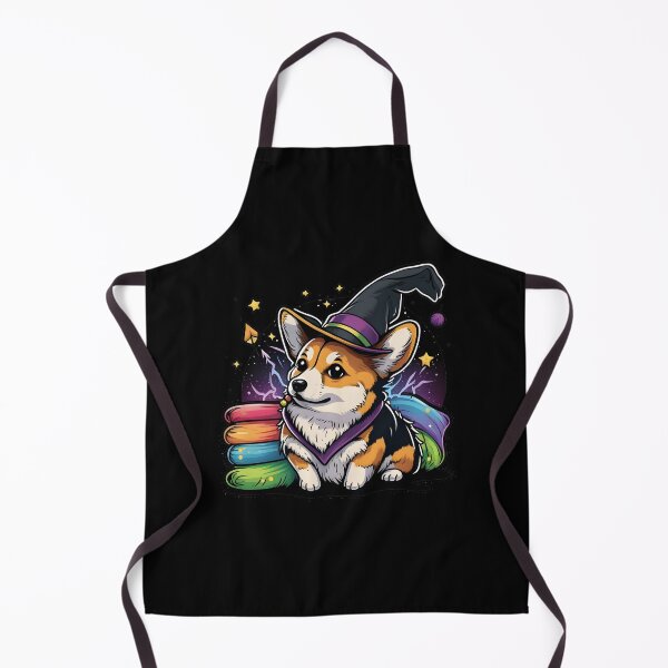 Item preview, Corgi Dog Wizard Witch Kawaii designed and sold by Leonardo Palumbo.