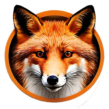 Artwork thumbnail, Realistic Fox Sticker by TopStickerShop