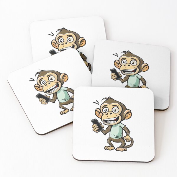 Item preview, monkey have a phone designed and sold by alnamla.