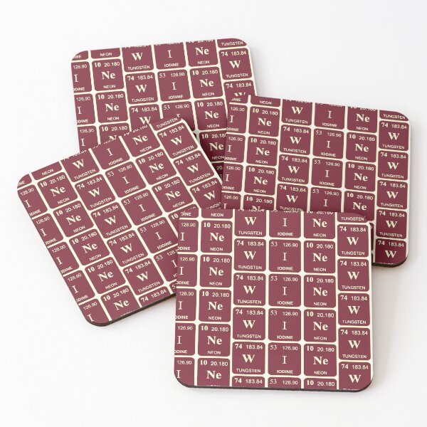 Item preview, Drink Wine Periodically Element Symbol designed and sold by Hack3rRunway.