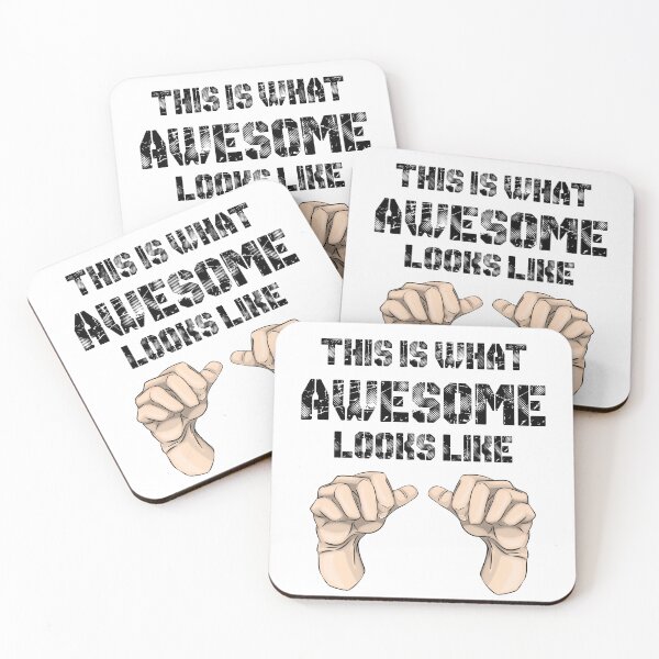 Item preview, This is what awesome looks like pt2- with hands pointing at self designed and sold by -short- & EPIC shop.