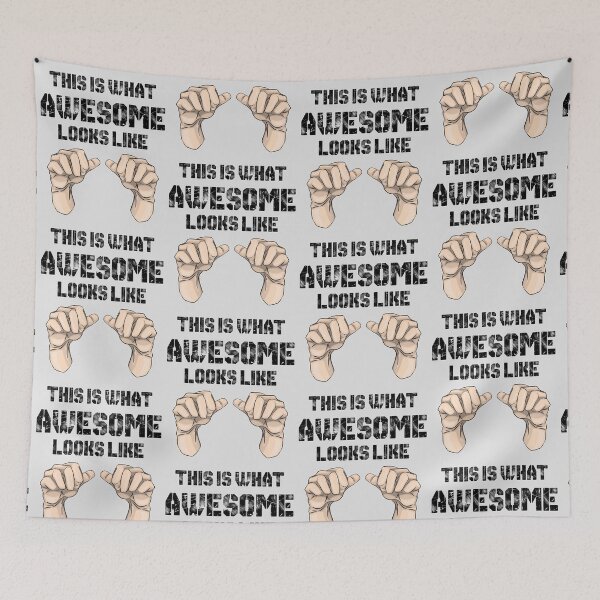 Item preview, This is what awesome looks like pt2- with hands pointing at self designed and sold by -short- & EPIC shop.