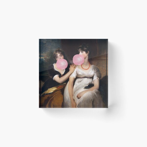 Item preview, Portrait of Charlotte and Sarah Carteret-Hardy (with gum) designed and sold by CastlesClassics.
