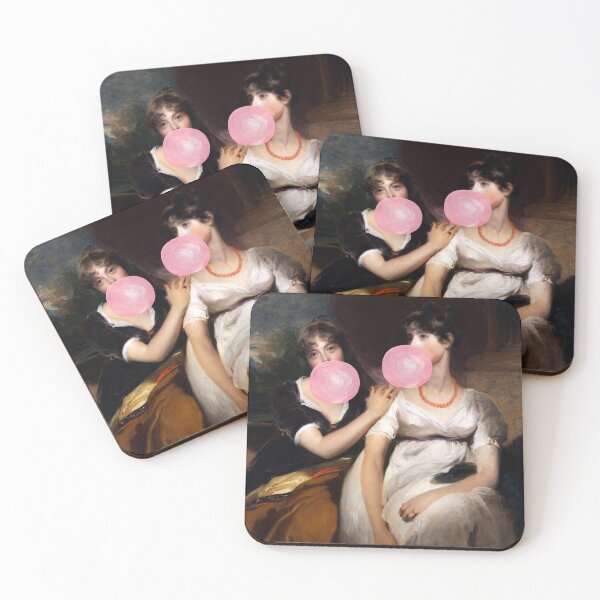 Item preview, Portrait of Charlotte and Sarah Carteret-Hardy (with gum) designed and sold by CastlesClassics.