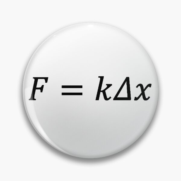 Item preview, hooke's law for linear deformation, classical mechanics and physics designed and sold by NoetherSym.