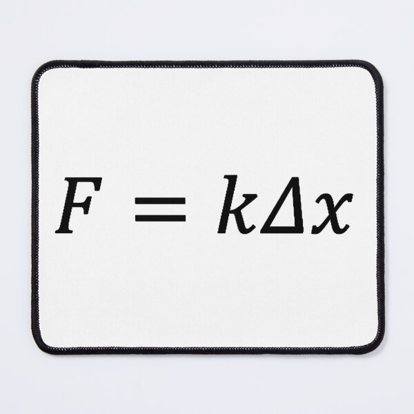 Item preview, hooke's law for linear deformation, classical mechanics and physics designed and sold by NoetherSym.