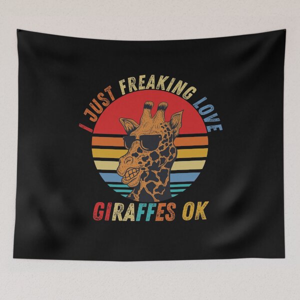 Item preview, I Just Freaking Love Giraffes Ok designed and sold by Nicet-shirt1.