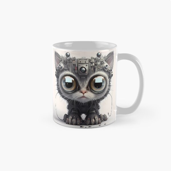 Item preview, Funny robot cat designed and sold by SMILE88.