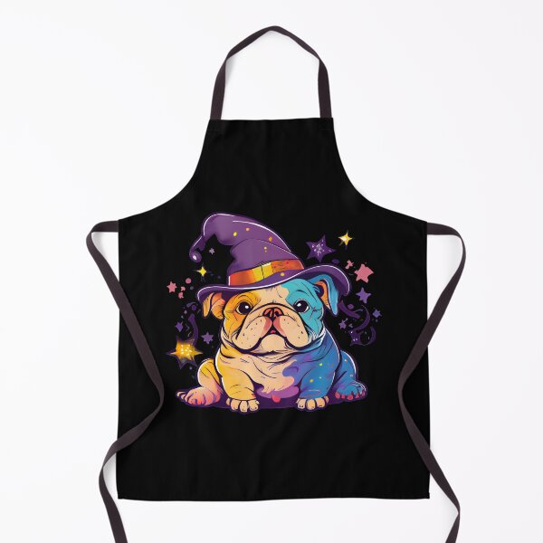 Item preview, Bulldog Dog Wizard Witch Kawaii designed and sold by Leonardo Palumbo.