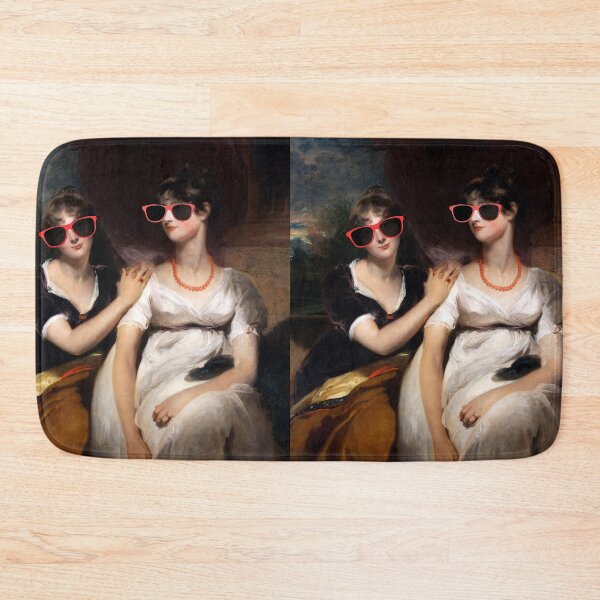 Item preview, Portrait of Charlotte and Sarah Carteret-Hardy (in sunglasses) designed and sold by CastlesClassics.