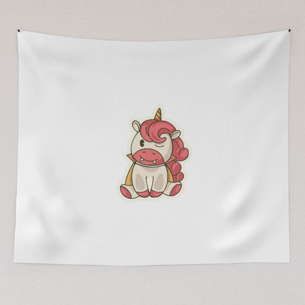 Item preview, Cute Unicorn Vampire Sticker designed and sold by MansourMubarki.