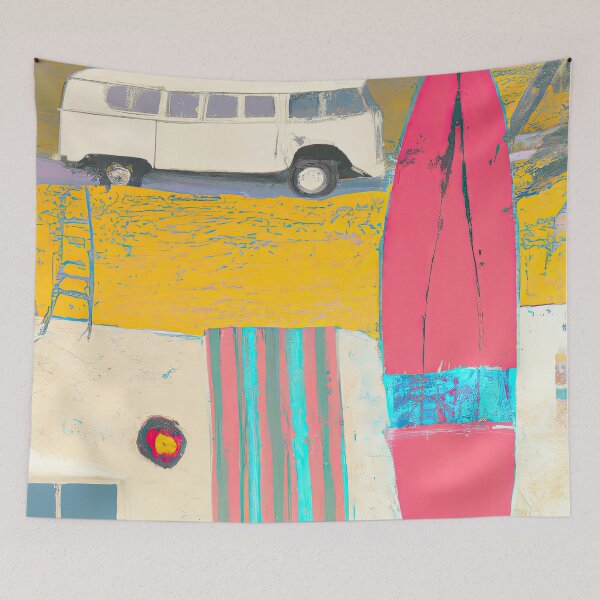 Item preview, Coastal Charm: Neutral Beach Wall Print, by AI designed and sold by ArtPrintsAi.